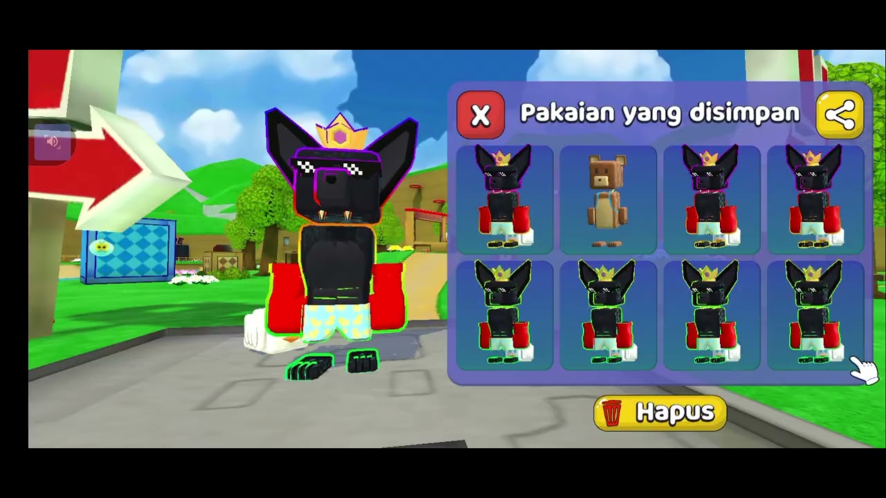 Skin bercahaya superbearadventure