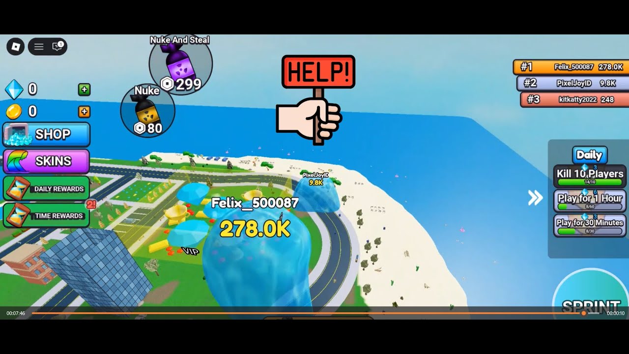POV: You Try to Escape a GIANT Tsunami in Roblox 😂 #roblox #viral
