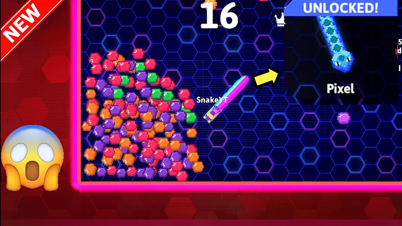 Snake.Io - Unlocked All 4 Arcade Singularity Event Skin's! Epic Snakeio Gameplay