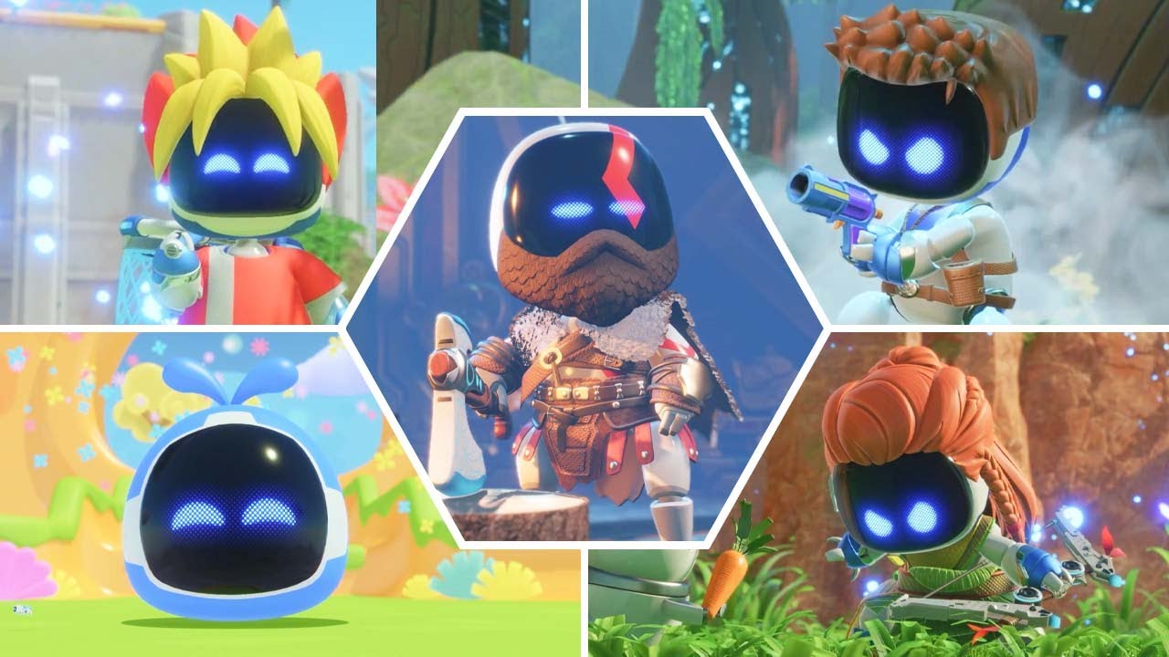 All Crossover Power-Ups Gameplay (Astro Bot)