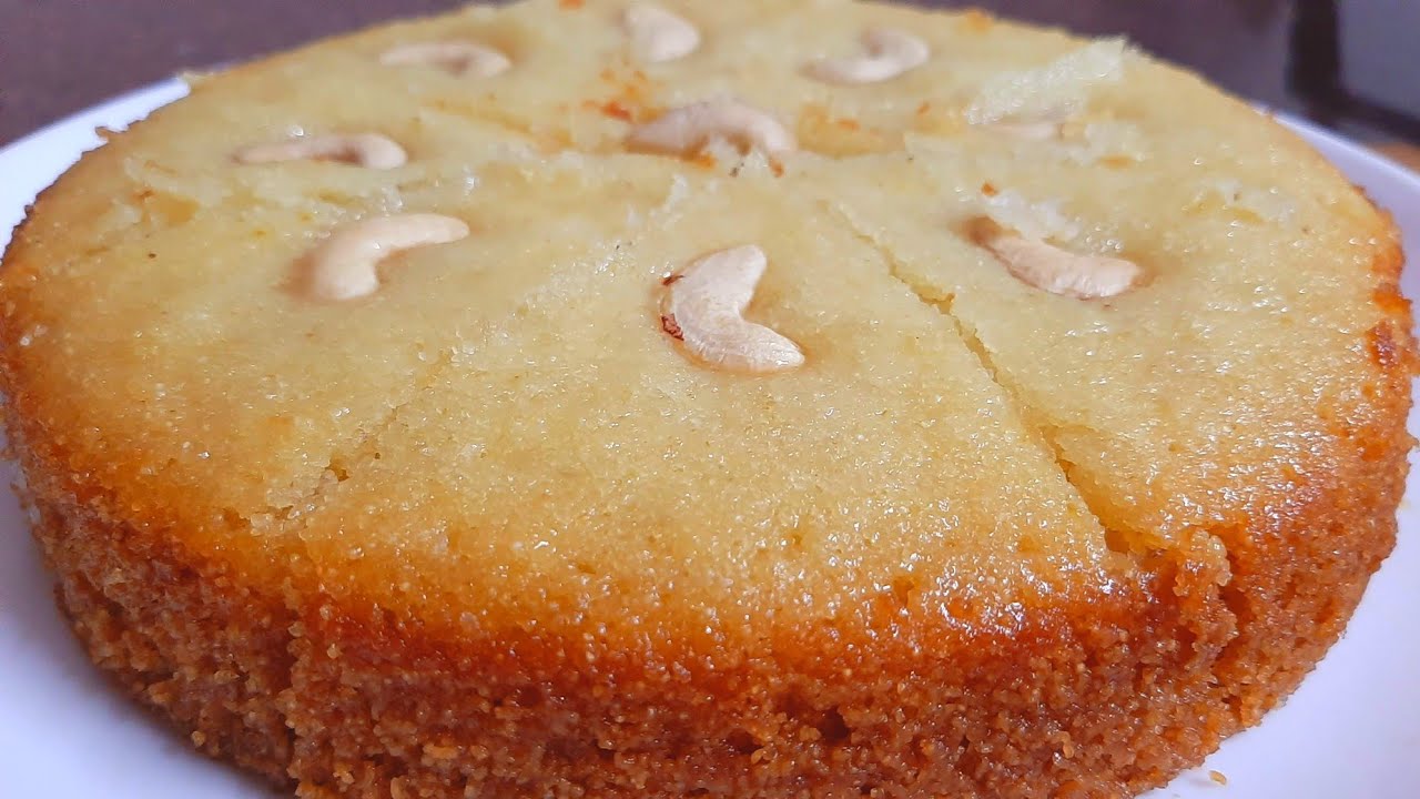 3 பொருள் போதும் ரொம்பவே சாப்டான ரவா கேக் ரெடி/rava cake recipe in tamil/rava sweet recipe