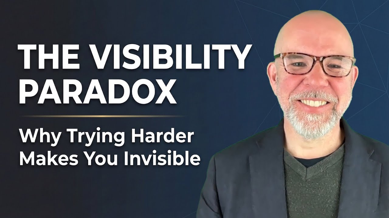 The Visibility Paradox: Why Trying Harder Makes You Invisible