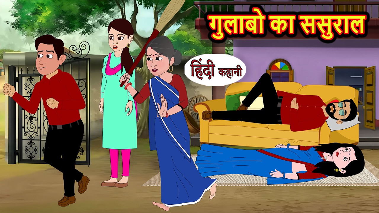 गुलाबो का ससुराल | Bedtime Stories | Hindi Moral Story | Fairy Tales | Kahani | Storytime | Comedy