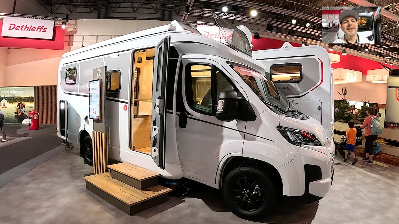 Dethleffs Globebus Camp T4 Camping car RV Camper Van Fiat Caravan Salon walkaround + interior W2801