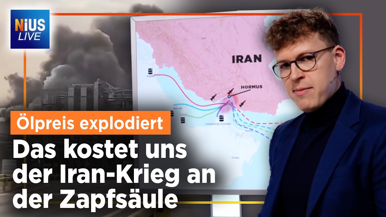Iran: Kommt der Öl-Schock? Deutsches Mini-Wachstum ist in Gefahr! | NIUS Live vom 03.03.2026