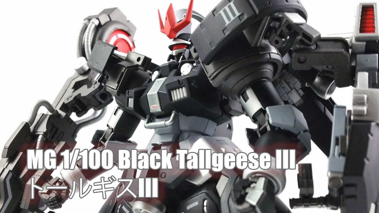 MG 1/100 Black Tallgeese III - Custom Build(トールギスIII)