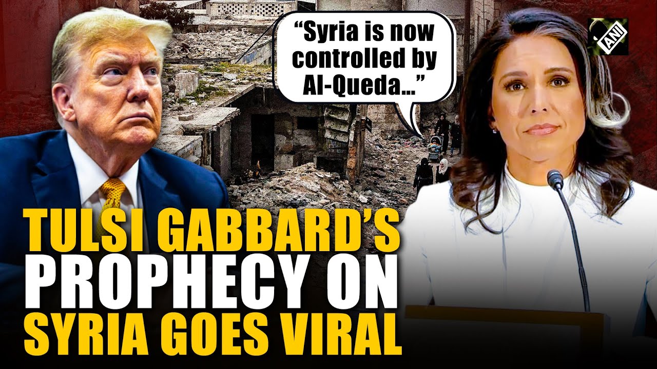 US Spy chief Tulsi Gabbard’s Syrian prophecy goes viral | More than 1000 killed in 2 days