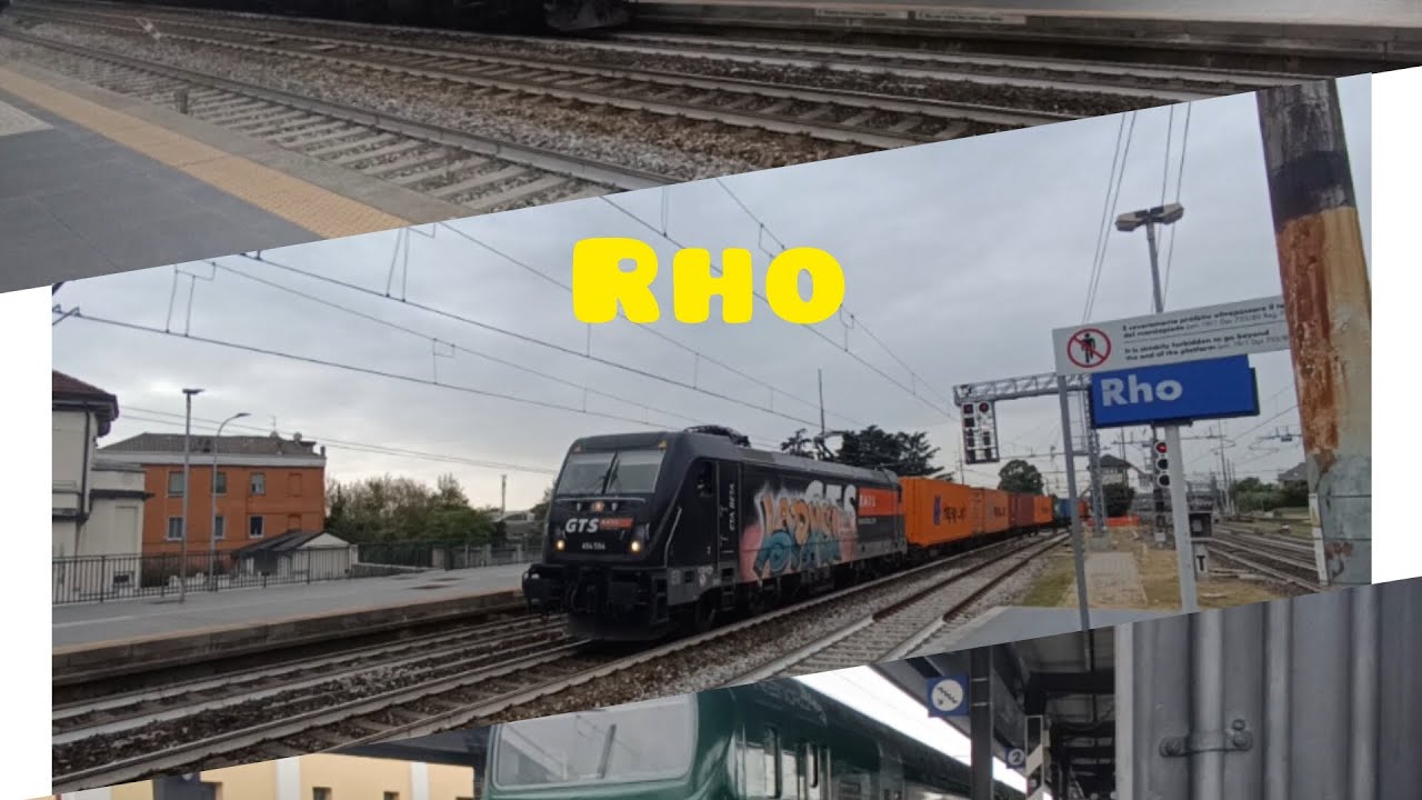 Traffico intenso alla stazione di Rho + saluto del macchinista ✌️❤️