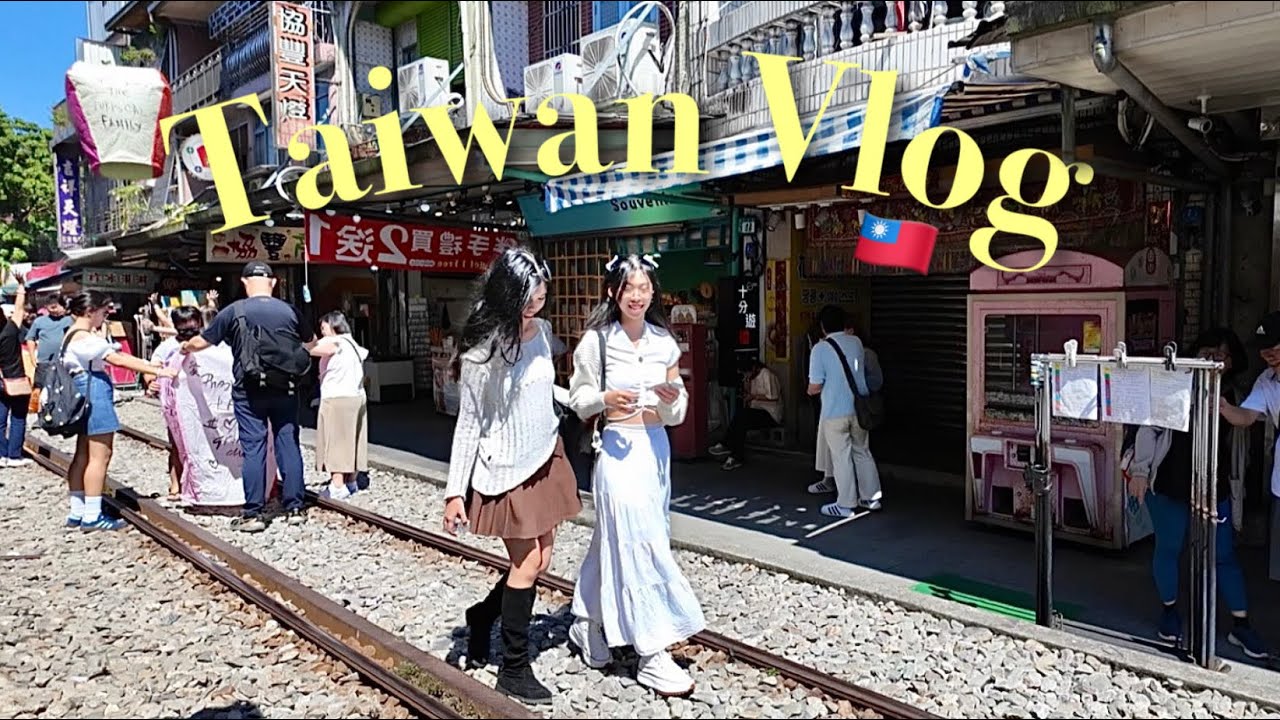 Taiwan Vlog 🇹🇼: Taipei, Shifen, Jiufen, Spirited Away Place, Ximending, Xpark Aquarium!