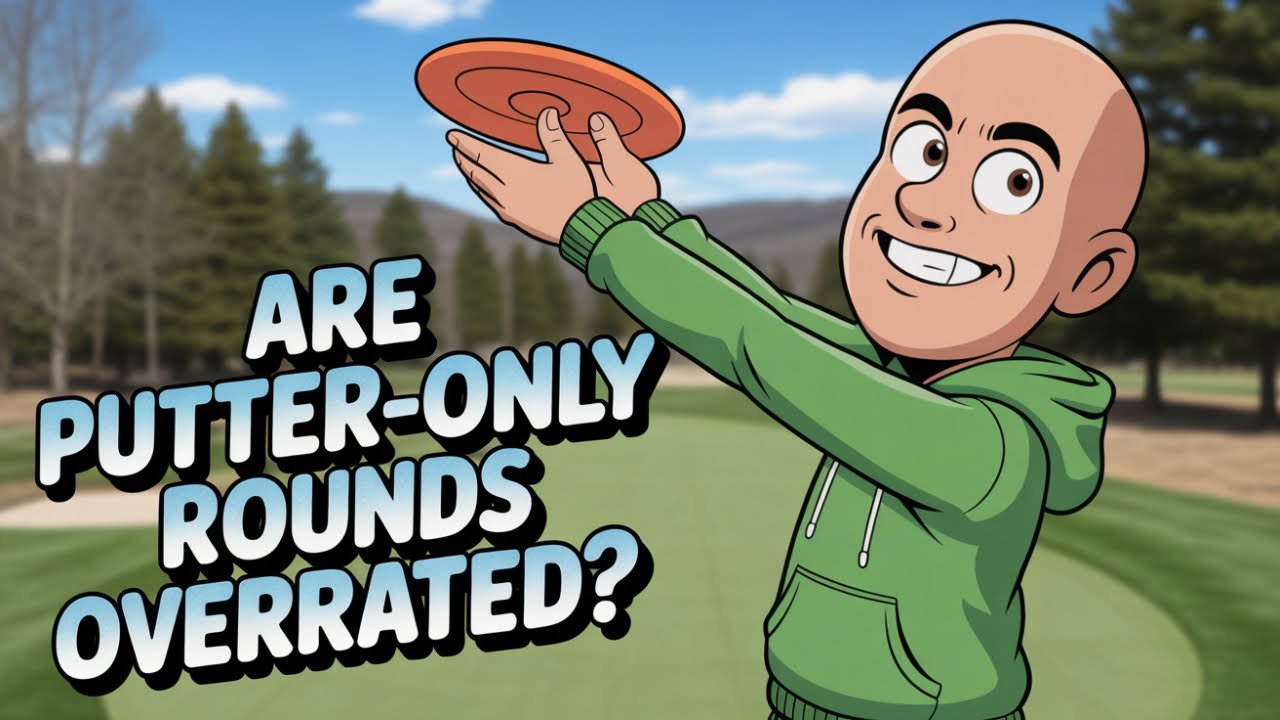 Beginner Disc Golfer Tries Putter Only Round!!