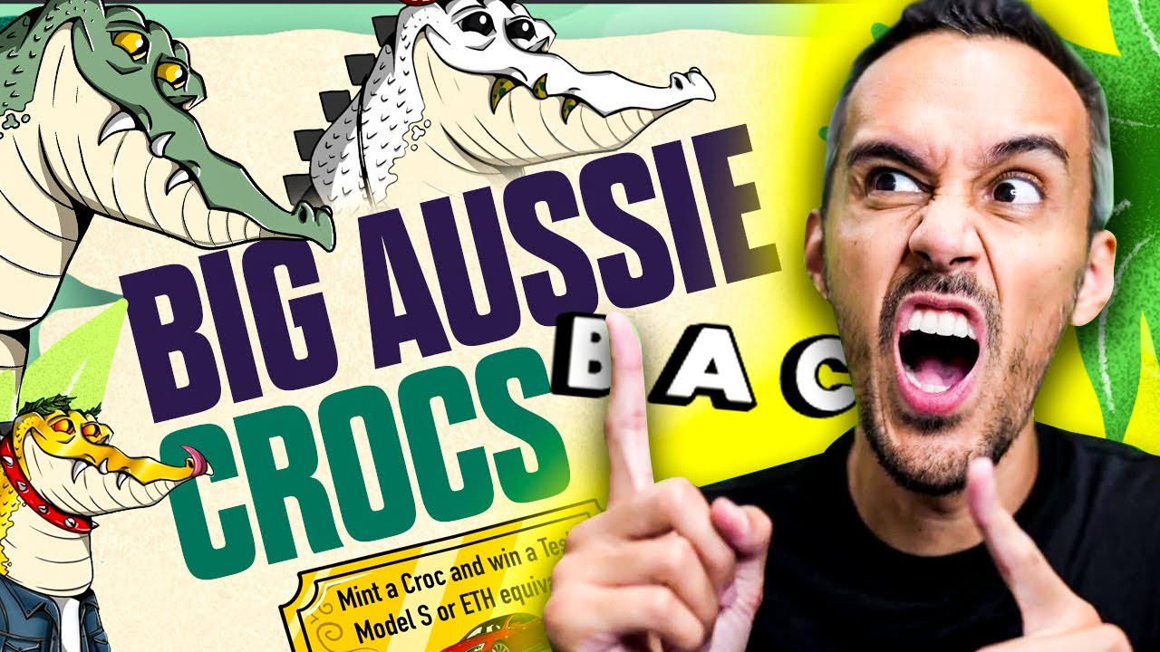 Big Aussie Crocs 🐊 9999 Aussie Made NFT's Chomping Freely 🐊