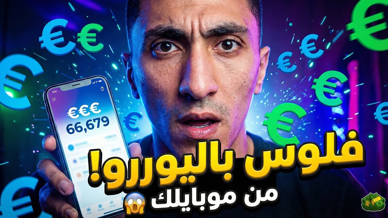 اكسب فلوس باليورو من الموبايل 🔥 شرح تطبيق مهام مربح 2026