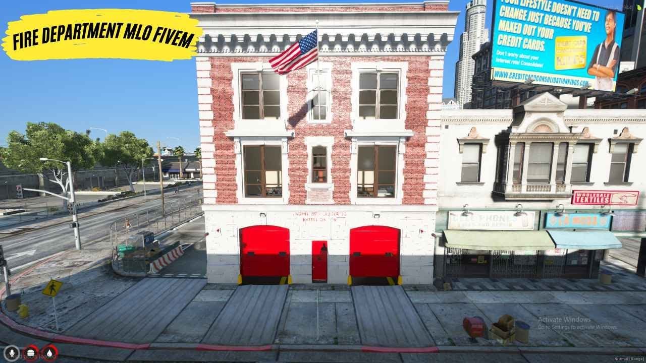 FiveM Fire Department MLO | FiveM Fire Station #fivem #firestation