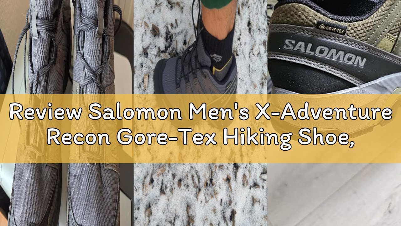Review Salomon Men's X-Adventure Recon Gore-Tex Hiking Shoe, Waterproof Traction and Support for Fas