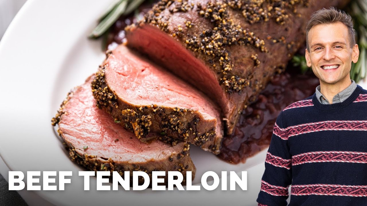 Peppercorn Crusted Beef Tenderloin