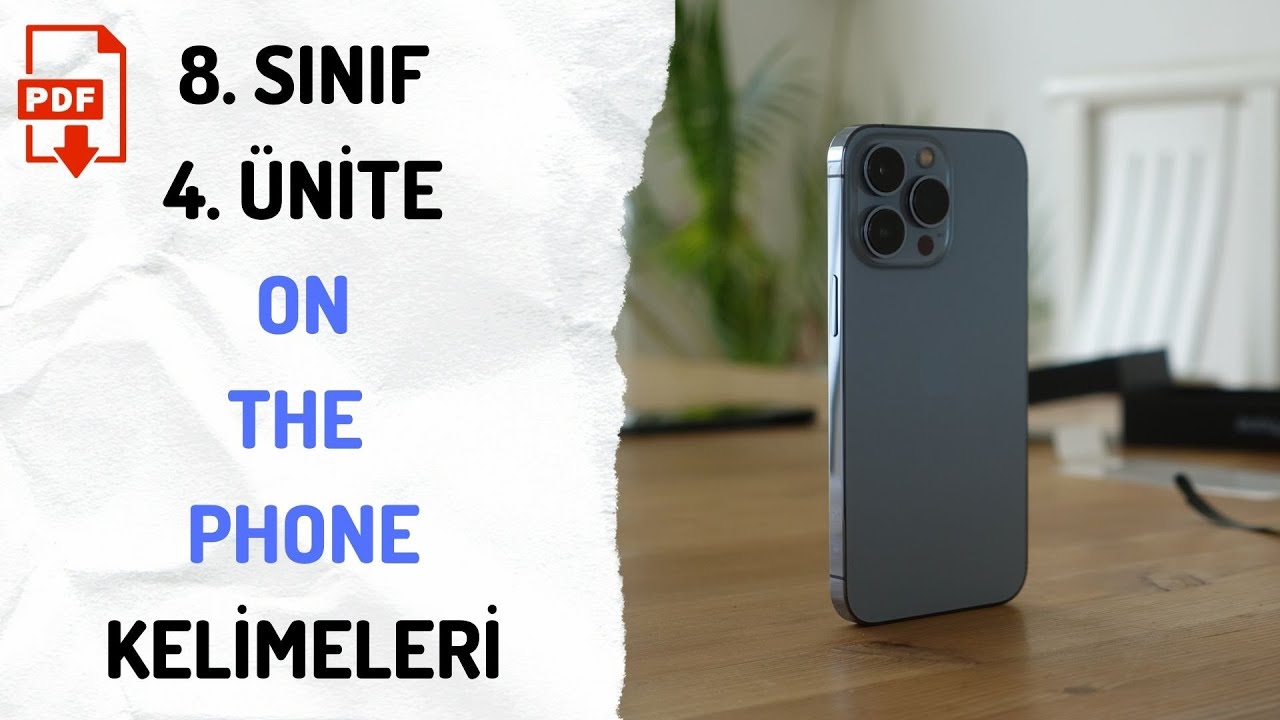 8. Sınıf İngilizce 4. Ünite Kelimeleri (On the phone) - Quiz + PDF!