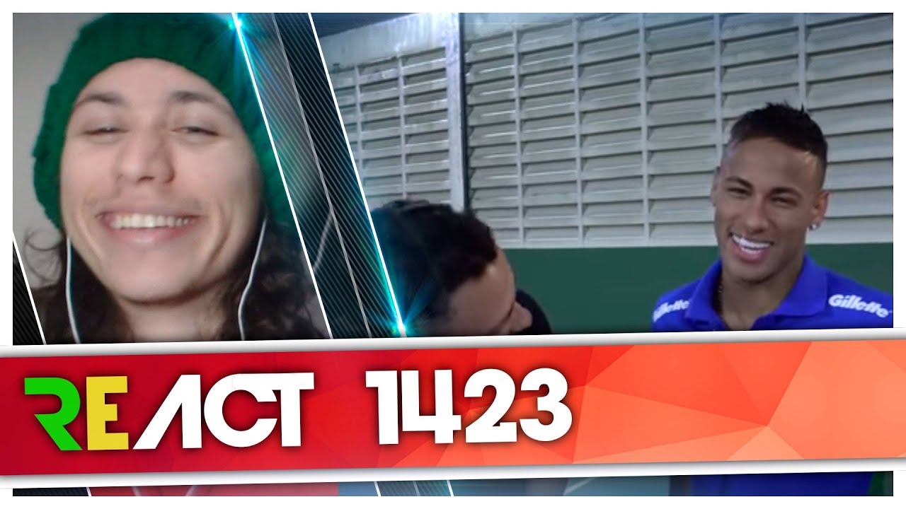 React 1423 DESAFIO DO TRAVESSÃO COM NEYMAR (Desimpedidos)