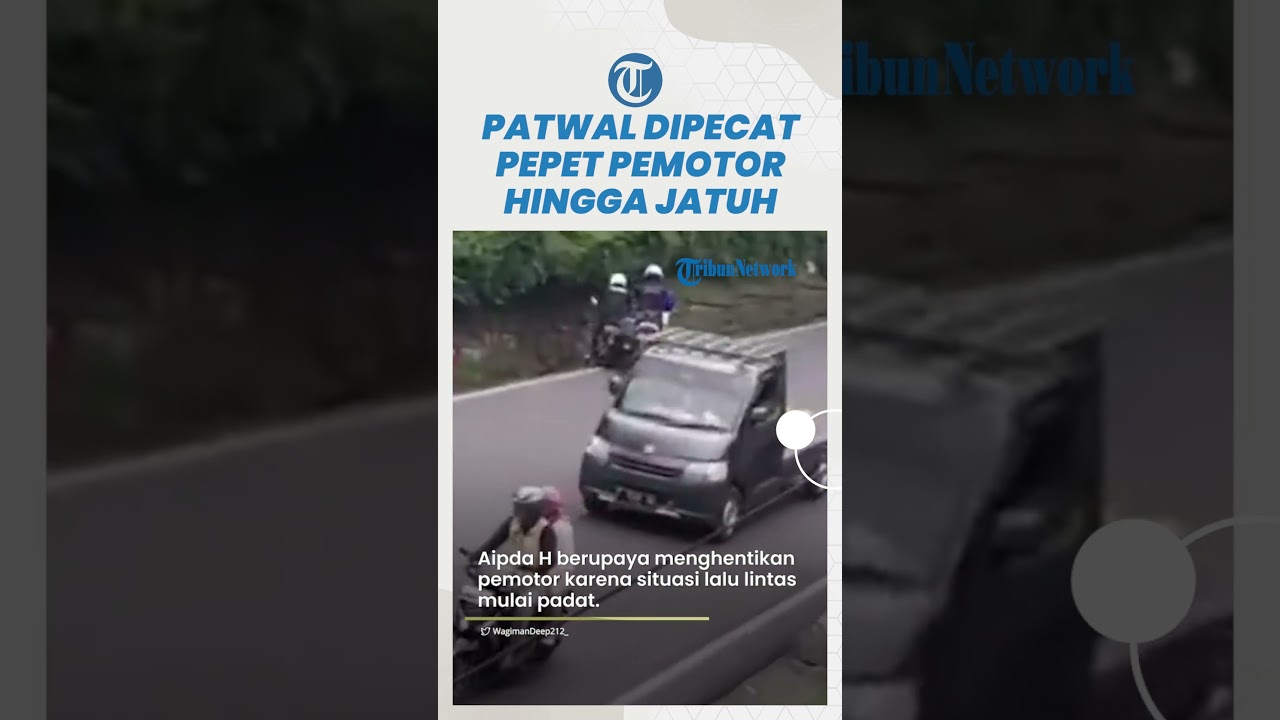 Patwal Arogan yang Pepet Pemotor di Bogor hingga Jatuh Dicopot, Polisi Klarifikasi Ungkap Kronologi
