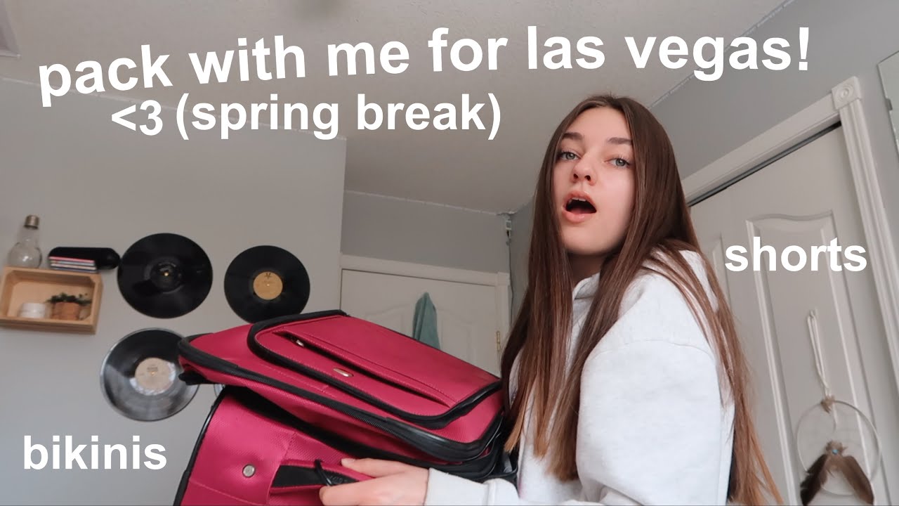 pack with me for spring break!
