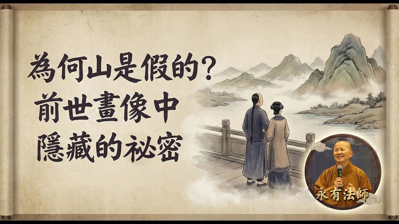 《前世今生 一段未完的修行旅程》EP09：為何山是假的? 前世畫像中隱藏的秘密｜主講人 永有法師