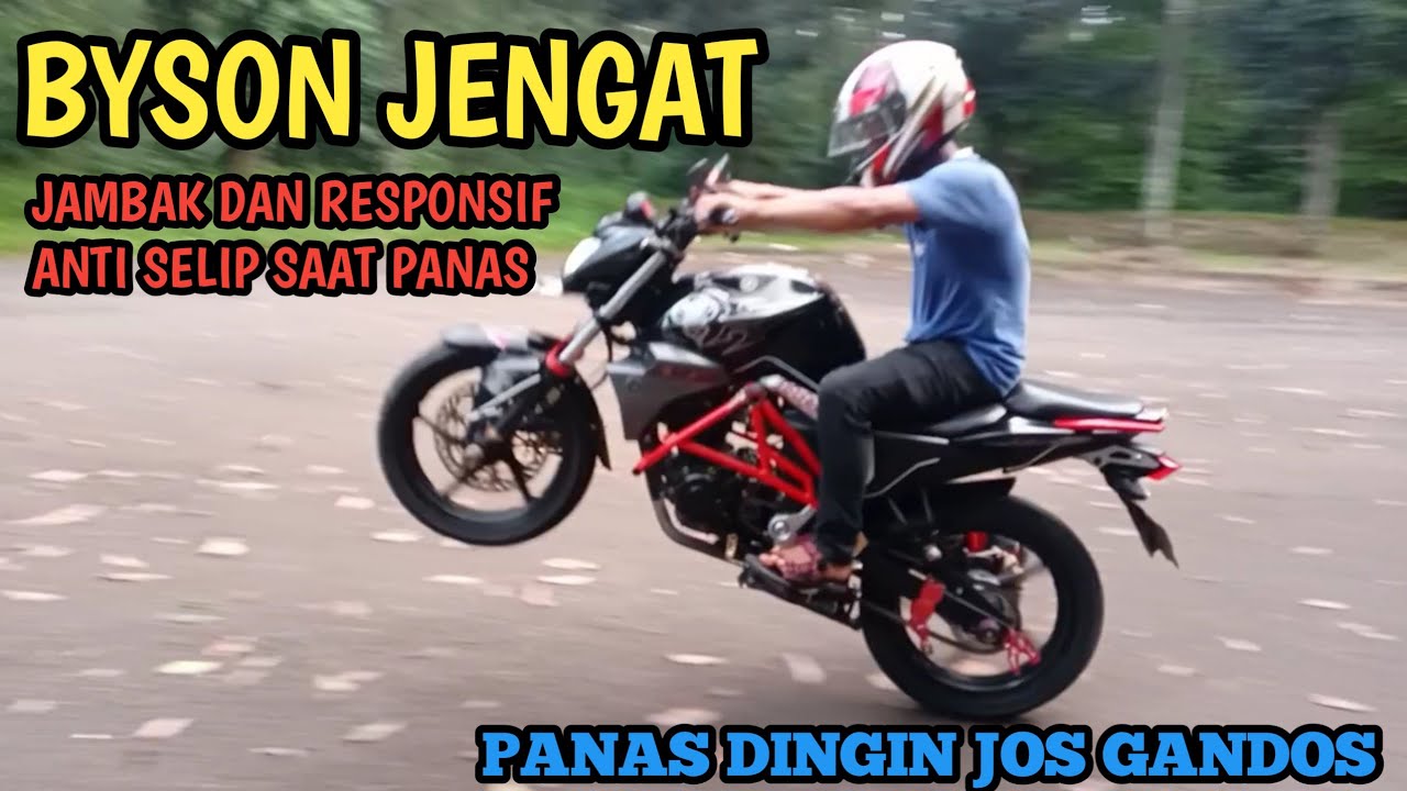 cara mudah membuat Byson responsif dan jambak di mesin standar dan anti selip#BYSON JENGAT