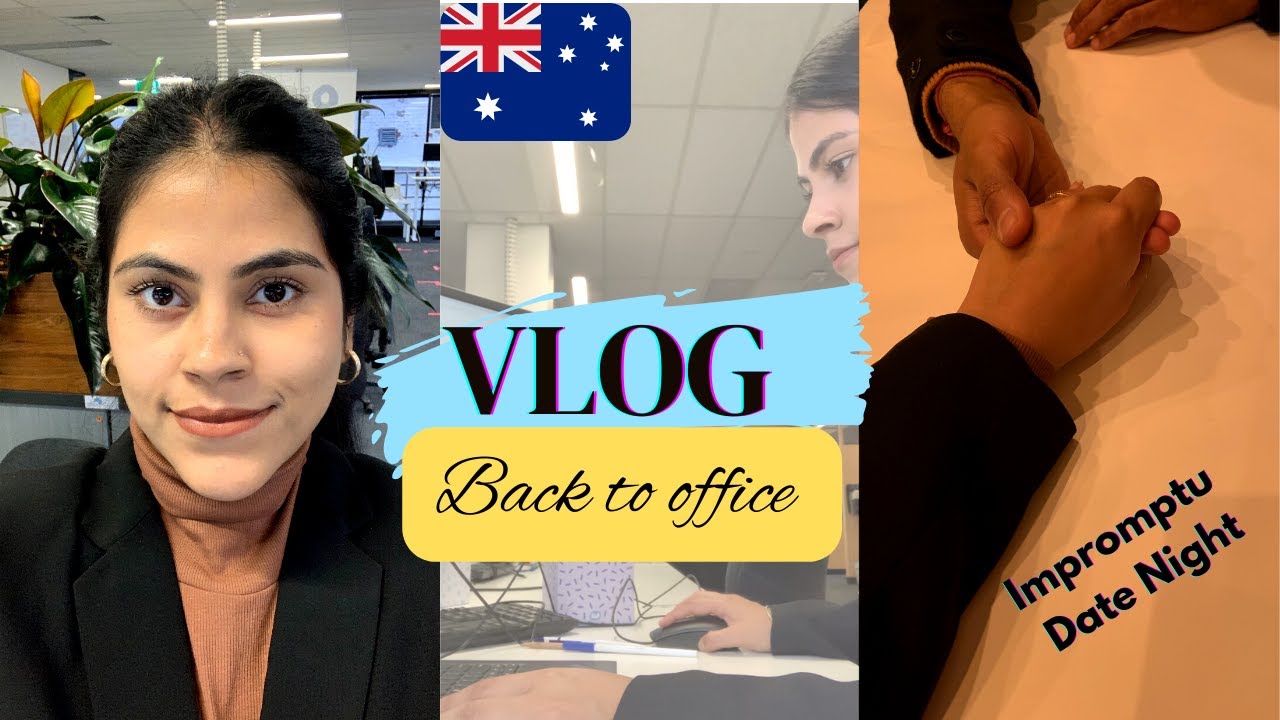 Back to office vlog| Indian working in Australia| Indian life in Australia| Working 9-5 in Australia