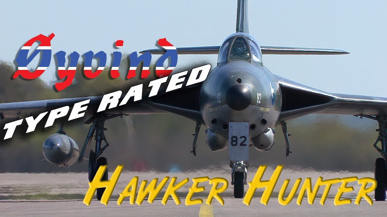 Getting Type Rating on Hawker Hunter with Øyvind ! **English subtitles**