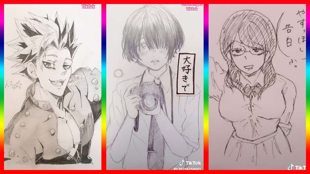 【ティックトック イラスト】ック絵 - Tik Tok Paint Anime #52