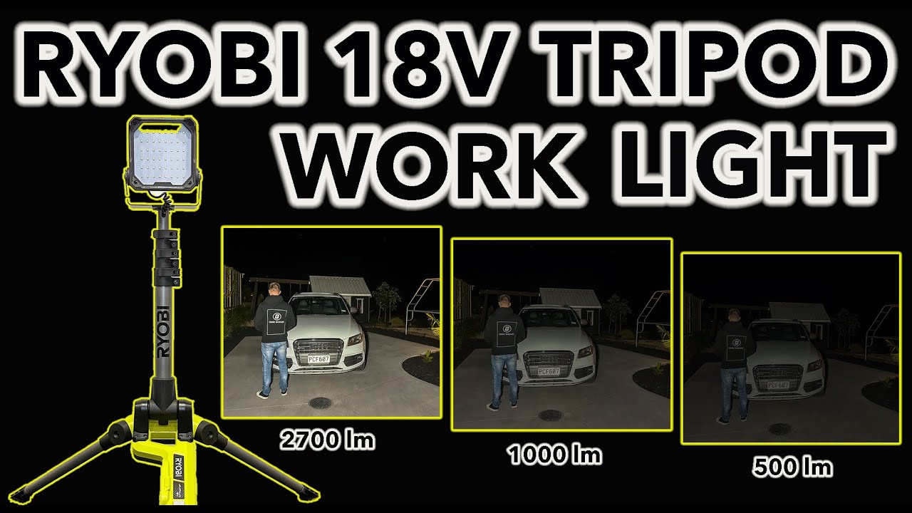 Ryobi 18V Tripod Worklight