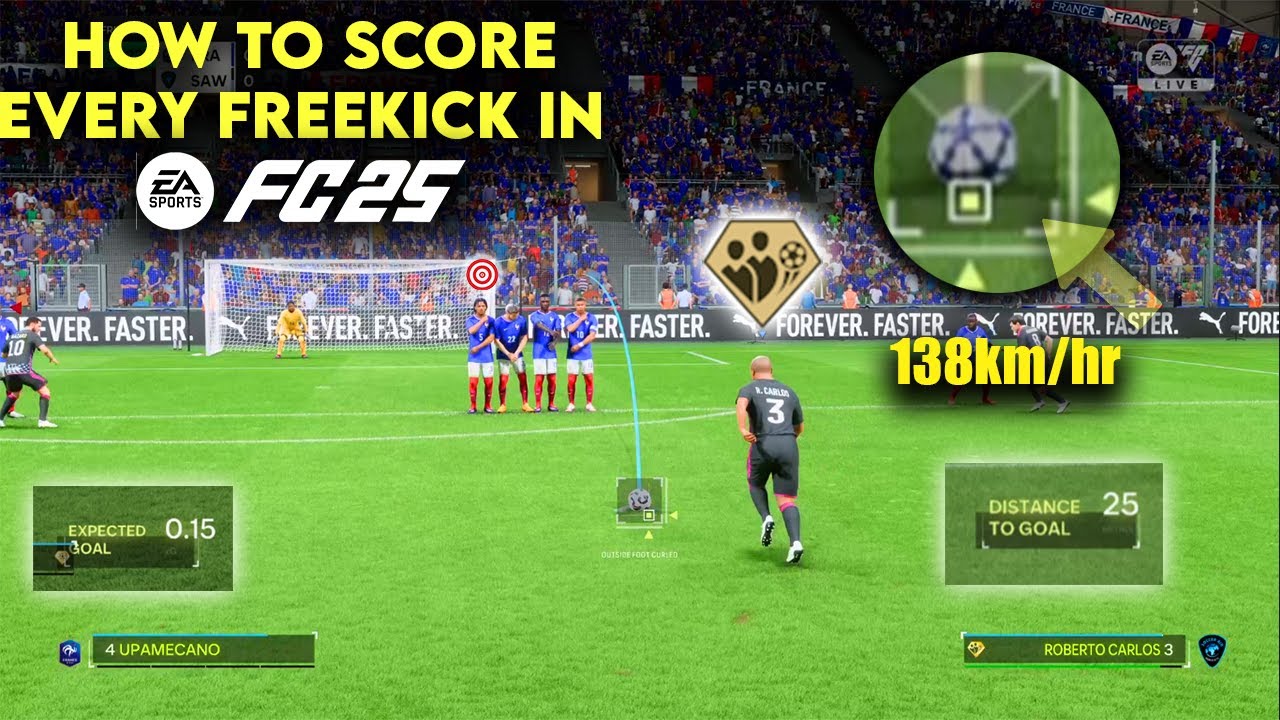 HOW TO SCORE EVERY FREEKICK in EAFC 25 (All Techniques)