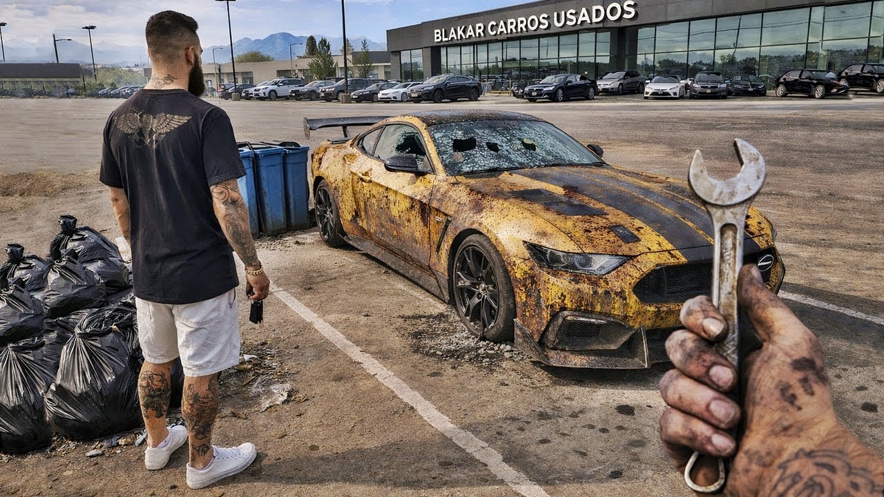 RESGATEI UM CARRO DO LIXÃO, REFORMEI! E O RESULTADO FOI INCRÍVEL!! | SÓ NAVE de LUXO NA REVENDA!