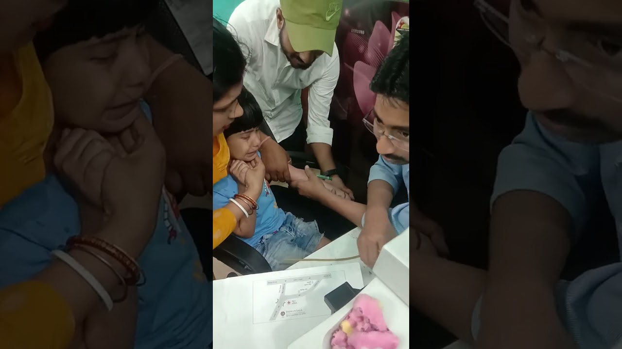 आज मैं अपनी भांजी को डॉक्टर से दिखाने के लिए गई थी। आप सभी से अनुरोध है की अपने बच्चे को बाहरी कुछ