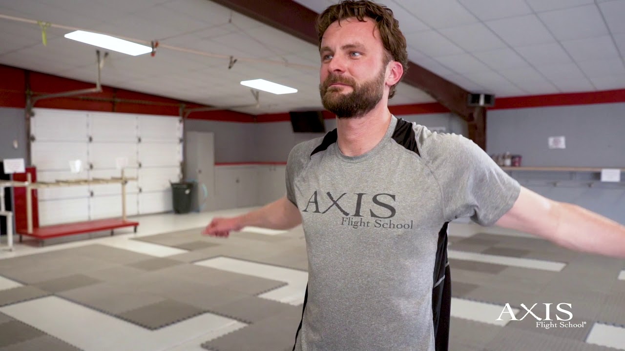 Confined-space warm up exercises for skydivers