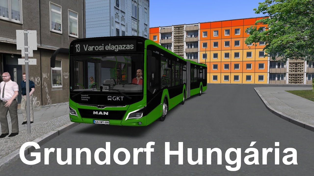 Omsi 2 - Grundorf Hungária -  13 - MAN New lion's City 18c