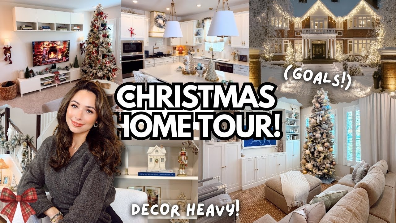 Cozy Christmas Home Tour 2025! 🎄 | Holiday Decorating Ideas & Final Touches 🎁
