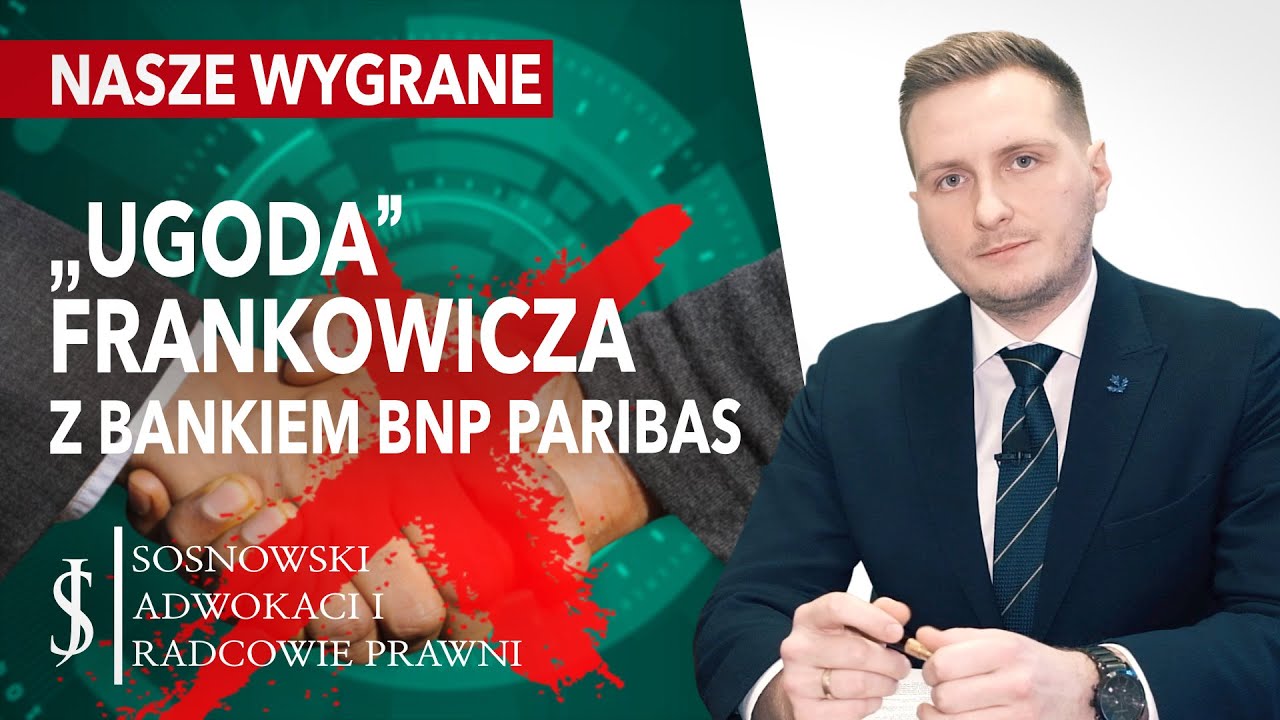 Ugoda frankowicza z bankiem ❌ BNP PARIBAS ❌