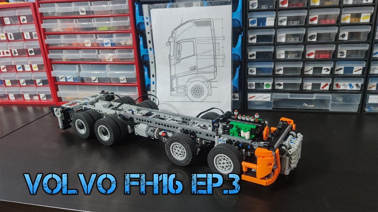 Lego Technic RC Volvo FH16 8x6 [ep.3]