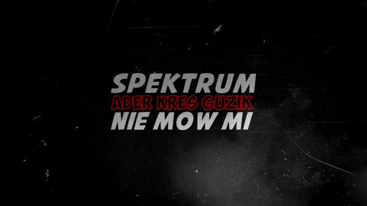 SPEKTRUM -  Nie mów mi (2013)