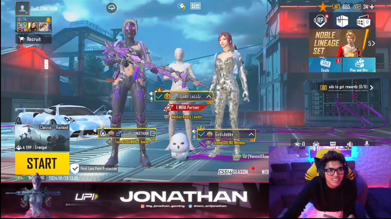 🇮🇳GodLike vs Soul🚨 Jonathan Spower Duo Destruction🥵 Spower Quick 1v4🥶 49Finishes 