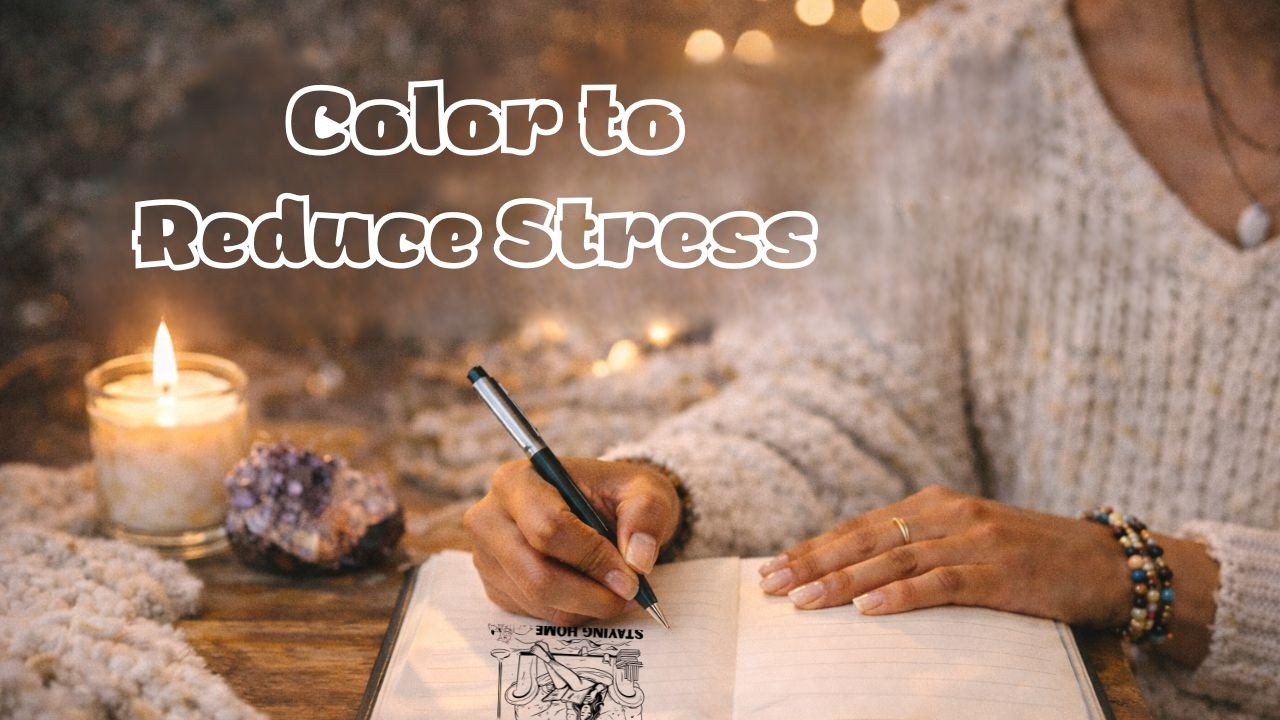 Coloring in your journal to reduce stress