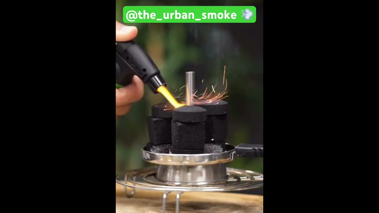 New way of burning coconut coal 🥥 🔥 🔥 🔥 🔥 #tiktok #trending #video #fun #hookah #viral