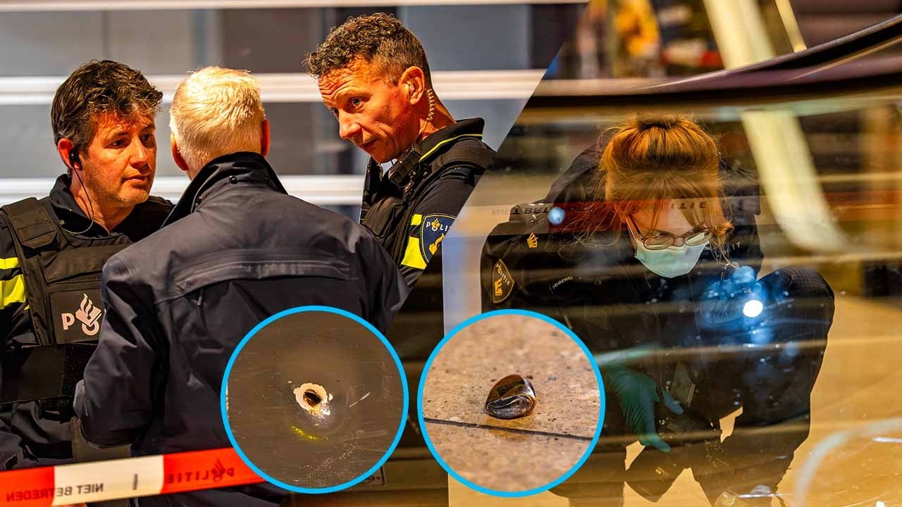 Schietpartij midden in drukke overdekt winkel centrum; kogel dwars door enkel van slachtoffer