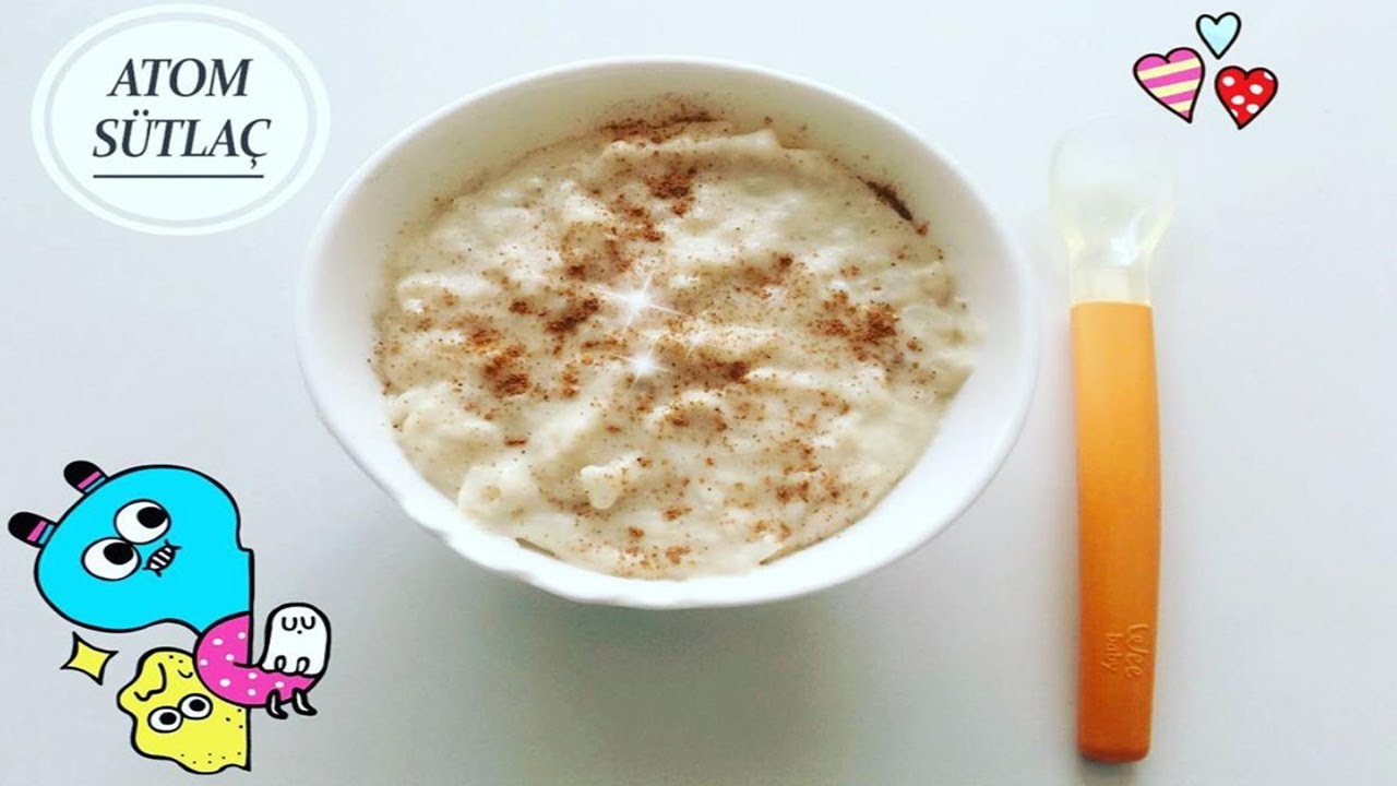Bebekler için Kilo Aldıran, Tok Tutan Atom Sütlaç (+1 yaş)  | Bebek Maması | Ek Gıda | Rice Puding