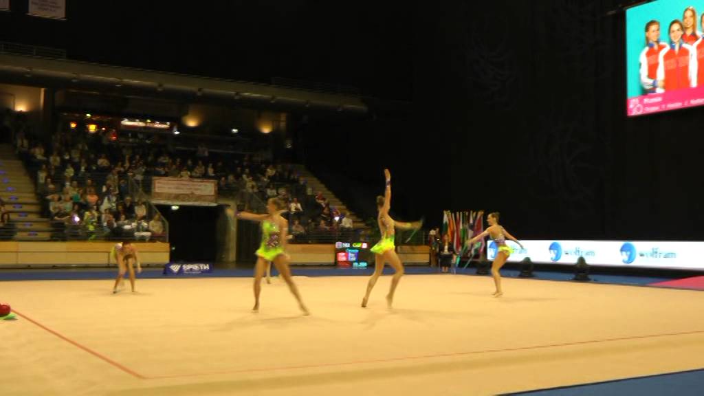 Berlin Masters 2015: Mehrkampf 2 Reifen/6 Keulen - Gruppe Russland (RUS)