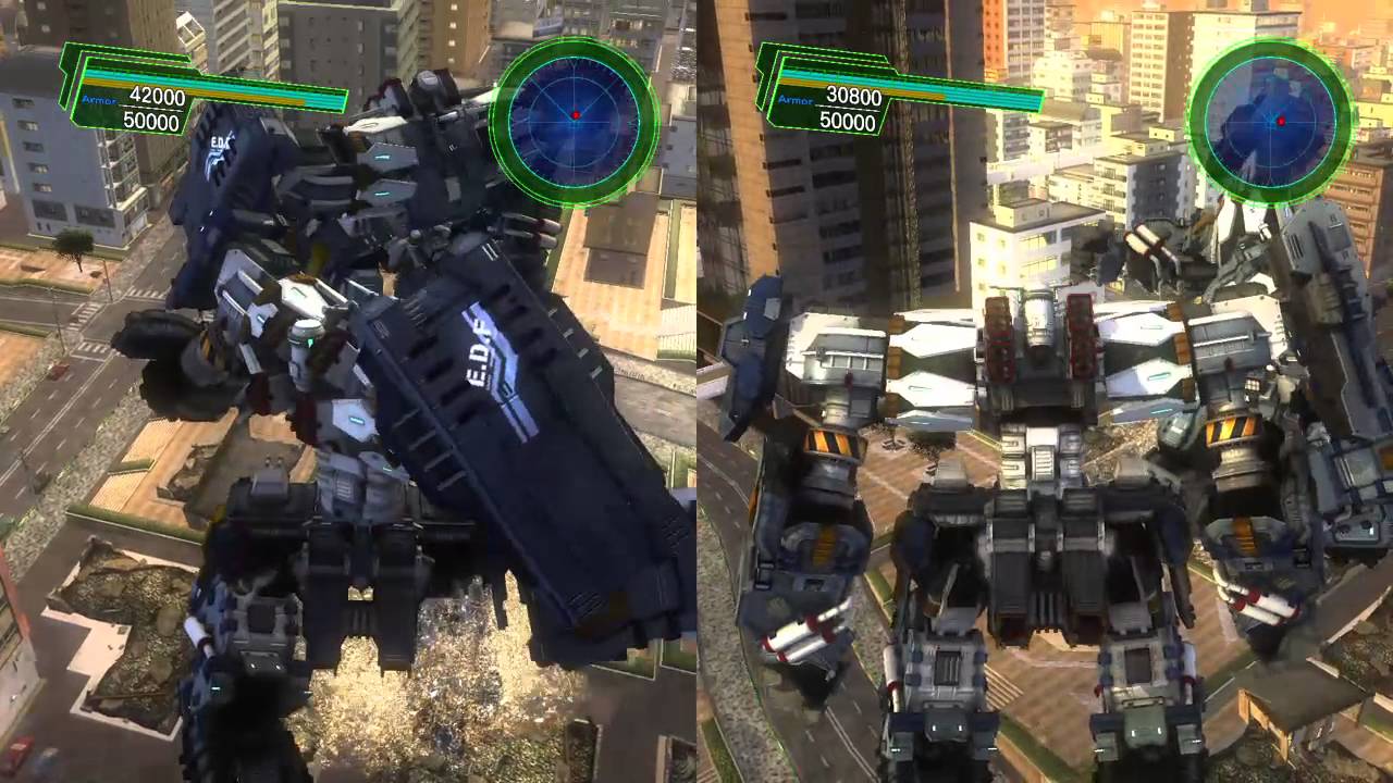 Earth Defense Force 4.1 Giant Fortress Balam Versus Match