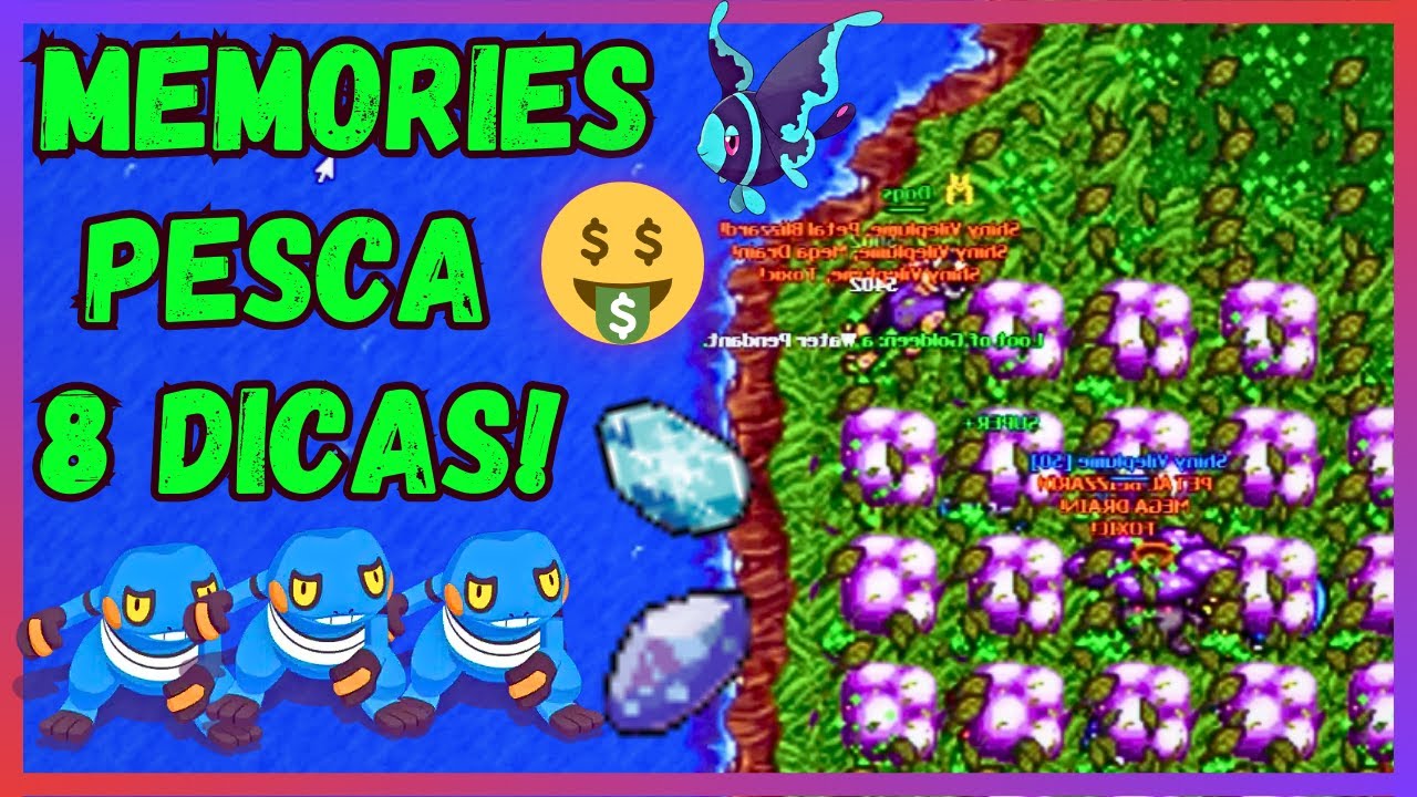 Pesca do Poke Memories: 8 DICAS Avançadas! 💎🎣