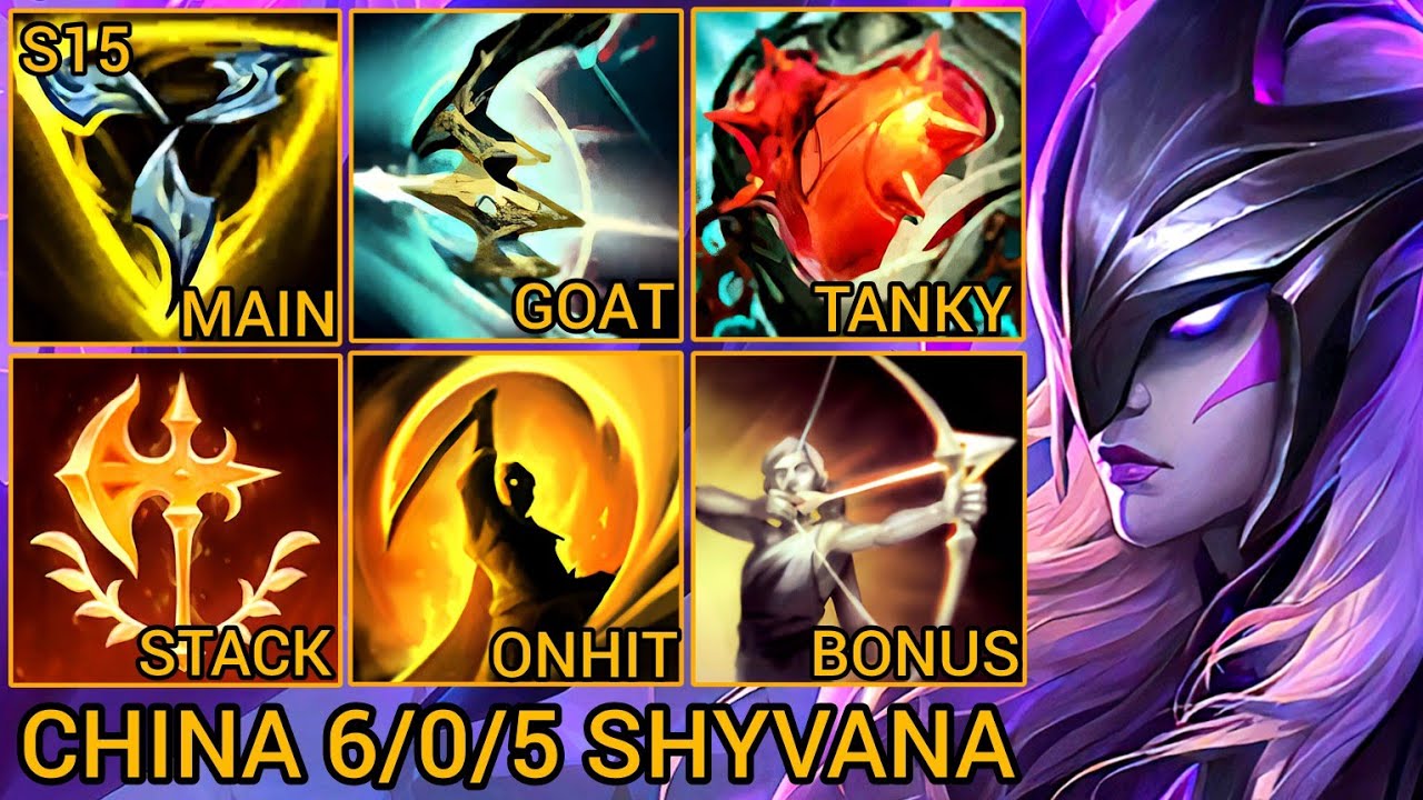 Shyvana Jungle 6/0/5 - Wild Rift China Server High Elo Tier Top 1 Gameplay, Pro Builds & Runes