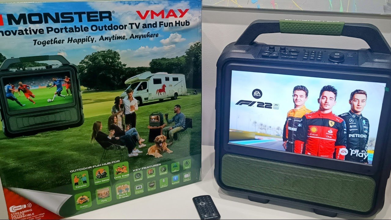 VMay Outdoor Fernseher (Test) Das Akku Monster!