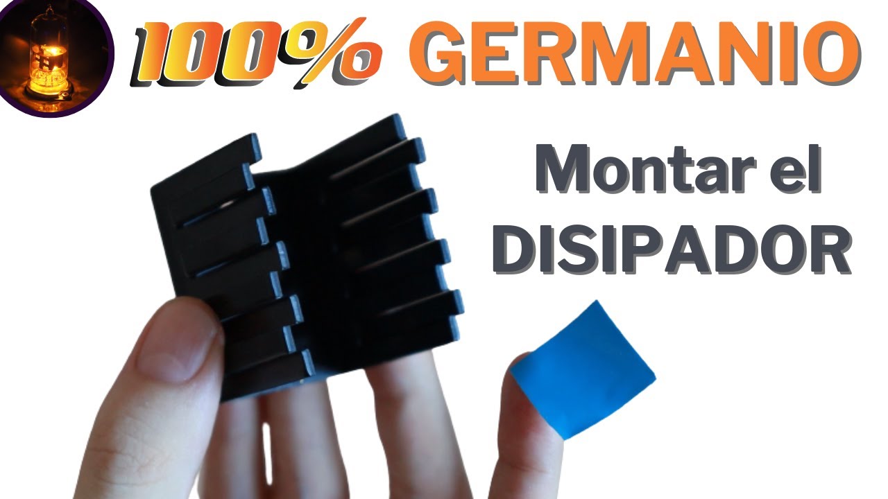 Montar los TRANSISTORES al DISIPADOR. Amplificador de GERMANIO