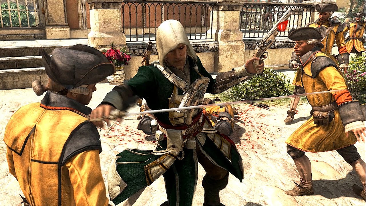 Assassin's Creed 4 Black Flag Politician Outfit Free Roam & Combat